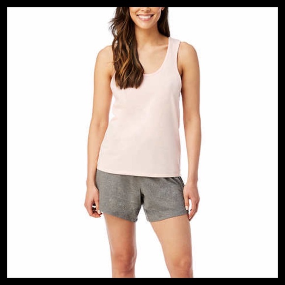 LUCKY BRAND 3-piece Pajama Short Set Pink & Grey - Picture 3 of 7